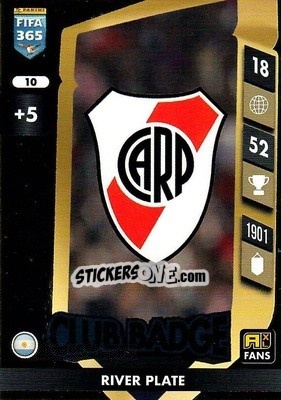 Cromo Club Badge - FIFA 365: 2024-2025. Adrenalyn XL
 n. 10 - Panini