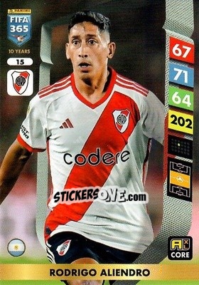 Sticker Rodrigo Aliendro - FIFA 365: 2024-2025. Adrenalyn XL
 n. 15 - Panini