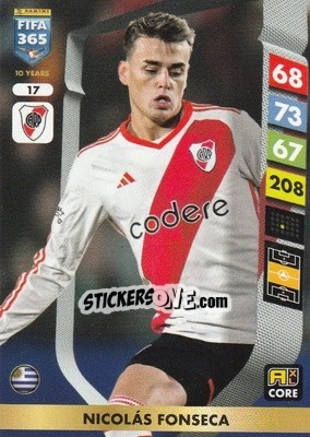 Sticker Nicolás Fonseca - FIFA 365: 2024-2025. Adrenalyn XL
 n. 17 - Panini