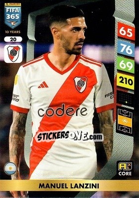 Cromo Manuel Lanzini - FIFA 365: 2024-2025. Adrenalyn XL
 n. 20 - Panini