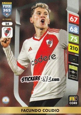 Sticker Facundo Colidio - FIFA 365: 2024-2025. Adrenalyn XL
 n. 24 - Panini