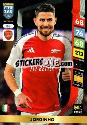 Figurina Jorginho - FIFA 365: 2024-2025. Adrenalyn XL
 n. 38 - Panini