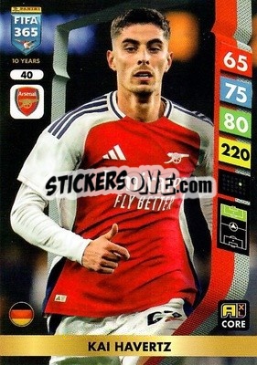 Figurina Kai Havertz - FIFA 365: 2024-2025. Adrenalyn XL
 n. 40 - Panini