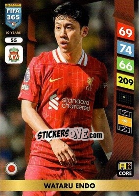 Cromo Wataru Endō - FIFA 365: 2024-2025. Adrenalyn XL
 n. 55 - Panini