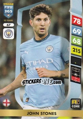 Sticker John Stones - FIFA 365: 2024-2025. Adrenalyn XL
 n. 67 - Panini