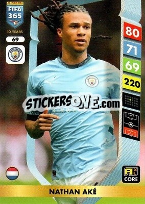 Figurina Nathan Aké - FIFA 365: 2024-2025. Adrenalyn XL
 n. 69 - Panini
