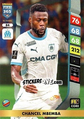 Cromo Chancel Mbemba - FIFA 365: 2024-2025. Adrenalyn XL
 n. 84 - Panini