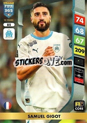 Sticker Samuel Gigot - FIFA 365: 2024-2025. Adrenalyn XL
 n. 85 - Panini