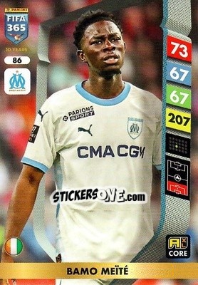 Cromo Bamo Meïté - FIFA 365: 2024-2025. Adrenalyn XL
 n. 86 - Panini