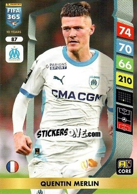Figurina Quentin Merlin - FIFA 365: 2024-2025. Adrenalyn XL
 n. 87 - Panini