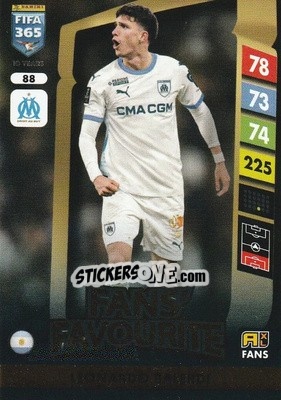 Sticker Leonardo Balerdi - FIFA 365: 2024-2025. Adrenalyn XL
 n. 88 - Panini