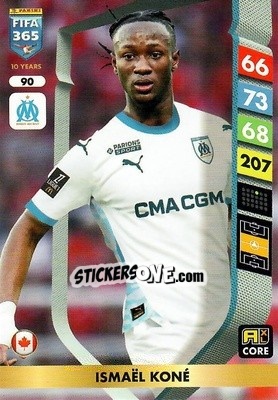 Sticker Ismaël Koné - FIFA 365: 2024-2025. Adrenalyn XL
 n. 90 - Panini
