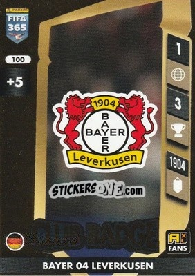 Sticker Club Badge - FIFA 365: 2024-2025. Adrenalyn XL
 n. 100 - Panini