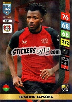 Sticker Edmond Tapsoba - FIFA 365: 2024-2025. Adrenalyn XL
 n. 101 - Panini