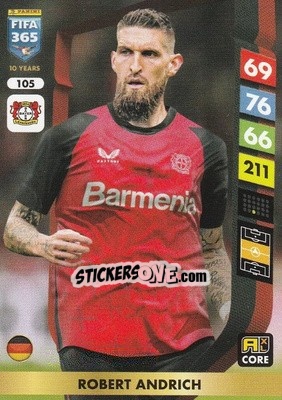 Sticker Robert Andrich - FIFA 365: 2024-2025. Adrenalyn XL
 n. 105 - Panini
