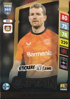 Sticker Lukáš Hrádecký - FIFA 365: 2024-2025. Adrenalyn XL
 n. 111 - Panini