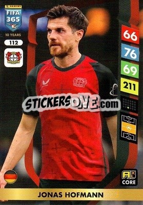 Sticker Jonas Hofmann - FIFA 365: 2024-2025. Adrenalyn XL
 n. 112 - Panini