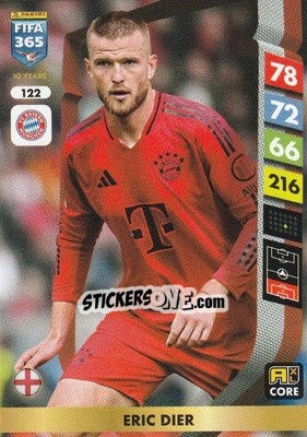 Sticker Eric Dier - FIFA 365: 2024-2025. Adrenalyn XL
 n. 122 - Panini
