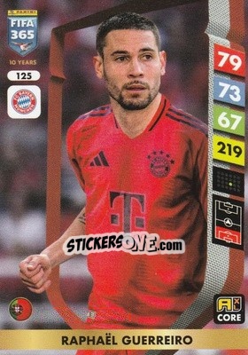 Figurina Raphaël Guerreiro - FIFA 365: 2024-2025. Adrenalyn XL
 n. 125 - Panini