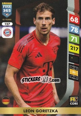 Cromo Leon Goretzka - FIFA 365: 2024-2025. Adrenalyn XL
 n. 127 - Panini