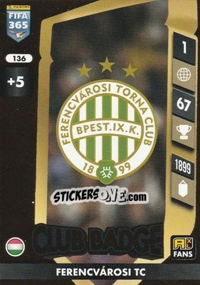 Cromo Club Badge - FIFA 365: 2024-2025. Adrenalyn XL
 n. 136 - Panini