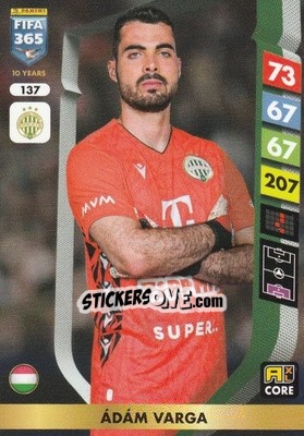 Cromo Ádám Varga - FIFA 365: 2024-2025. Adrenalyn XL
 n. 137 - Panini
