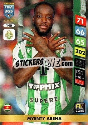 Cromo Myenty Abena - FIFA 365: 2024-2025. Adrenalyn XL
 n. 140 - Panini
