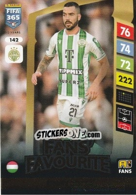 Sticker Endre Botka - FIFA 365: 2024-2025. Adrenalyn XL
 n. 142 - Panini