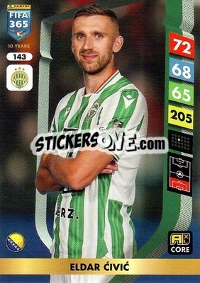 Cromo Eldar Ćivić - FIFA 365: 2024-2025. Adrenalyn XL
 n. 143 - Panini