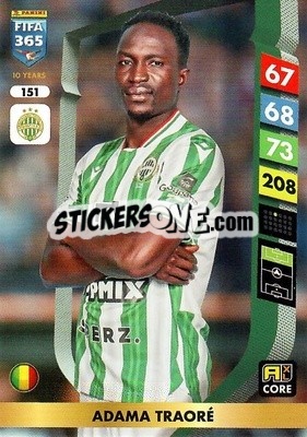 Sticker Adama Traoré - FIFA 365: 2024-2025. Adrenalyn XL
 n. 151 - Panini