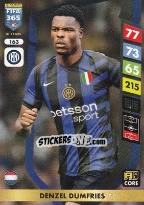 Sticker Denzel Dumfries - FIFA 365: 2024-2025. Adrenalyn XL
 n. 163 - Panini