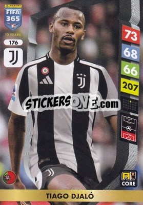 Sticker Tiago Djaló - FIFA 365: 2024-2025. Adrenalyn XL
 n. 176 - Panini