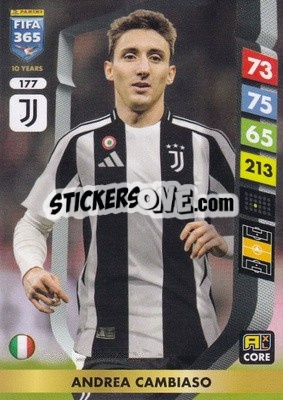 Cromo Andrea Cambiaso - FIFA 365: 2024-2025. Adrenalyn XL
 n. 177 - Panini