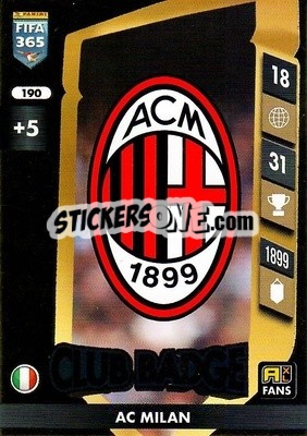 Cromo Club Badge - FIFA 365: 2024-2025. Adrenalyn XL
 n. 190 - Panini