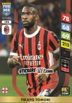 Sticker Fikayo Tomori - FIFA 365: 2024-2025. Adrenalyn XL
 n. 192 - Panini