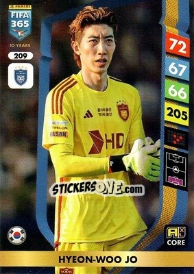 Cromo Jo Hyeon-woo - FIFA 365: 2024-2025. Adrenalyn XL
 n. 209 - Panini