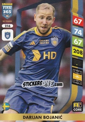 Cromo Darijan Bojanić - FIFA 365: 2024-2025. Adrenalyn XL
 n. 216 - Panini