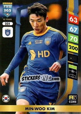 Cromo Kim Min-woo - FIFA 365: 2024-2025. Adrenalyn XL
 n. 221 - Panini