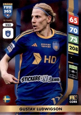 Cromo Gustav Ludwigson - FIFA 365: 2024-2025. Adrenalyn XL
 n. 223 - Panini