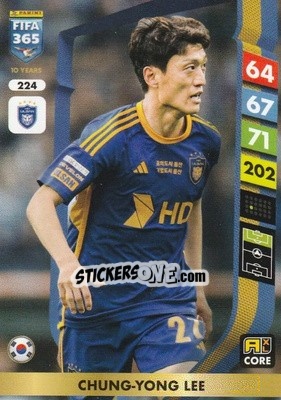 Sticker Lee Chung-yong - FIFA 365: 2024-2025. Adrenalyn XL
 n. 224 - Panini