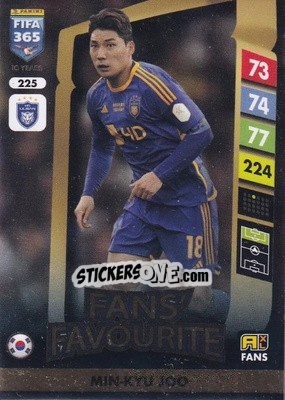 Cromo Joo Min-kyu - FIFA 365: 2024-2025. Adrenalyn XL
 n. 225 - Panini