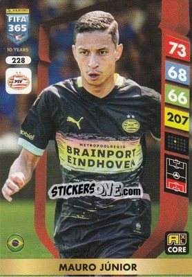 Figurina Mauro Júnior - FIFA 365: 2024-2025. Adrenalyn XL
 n. 228 - Panini