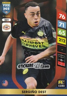 Cromo Sergiño Dest - FIFA 365: 2024-2025. Adrenalyn XL
 n. 231 - Panini