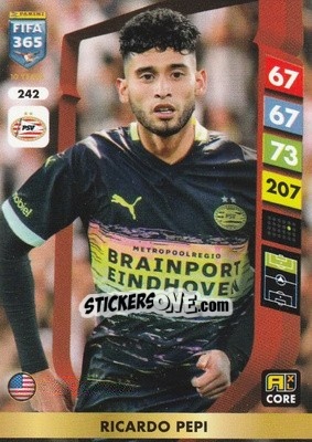 Figurina Ricardo Pepi - FIFA 365: 2024-2025. Adrenalyn XL
 n. 242 - Panini