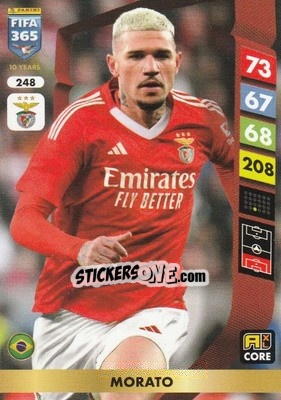 Figurina Morato - FIFA 365: 2024-2025. Adrenalyn XL
 n. 248 - Panini