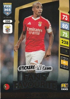 Cromo João Mário - FIFA 365: 2024-2025. Adrenalyn XL
 n. 250 - Panini