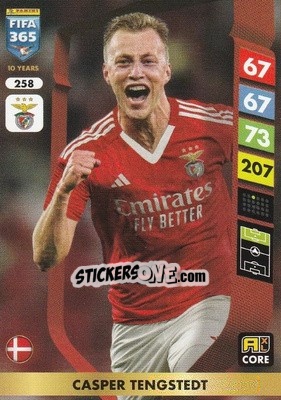 Cromo Casper Tengstedt - FIFA 365: 2024-2025. Adrenalyn XL
 n. 258 - Panini