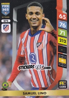 Sticker Samuel Lino - FIFA 365: 2024-2025. Adrenalyn XL
 n. 275 - Panini