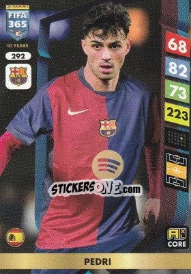 Sticker Pedri - FIFA 365: 2024-2025. Adrenalyn XL
 n. 292 - Panini