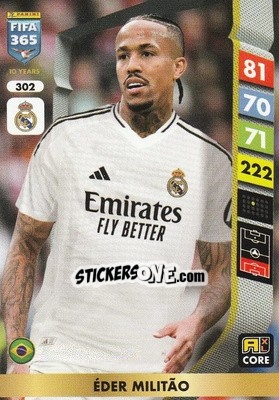 Figurina Éder Militão - FIFA 365: 2024-2025. Adrenalyn XL
 n. 302 - Panini